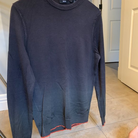 Hugo Boss Slim Fit Wool Silk Sweater - Picture 2 of 3